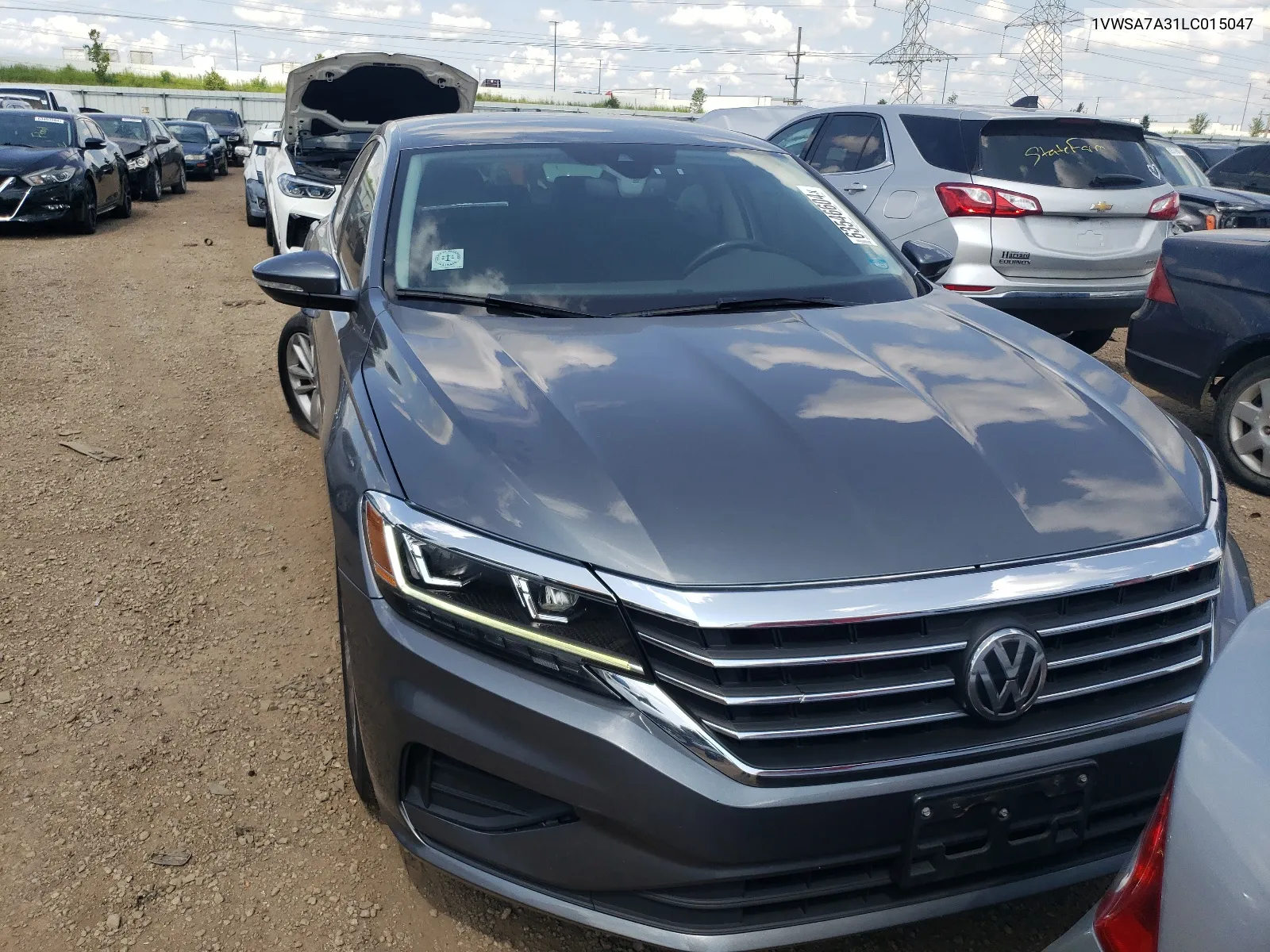 1VWSA7A31LC015047 2020 Volkswagen Passat Se