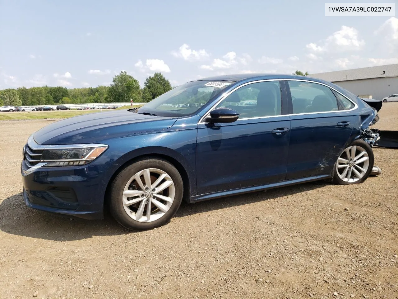 2020 Volkswagen Passat Se VIN: 1VWSA7A39LC022747 Lot: 65049594