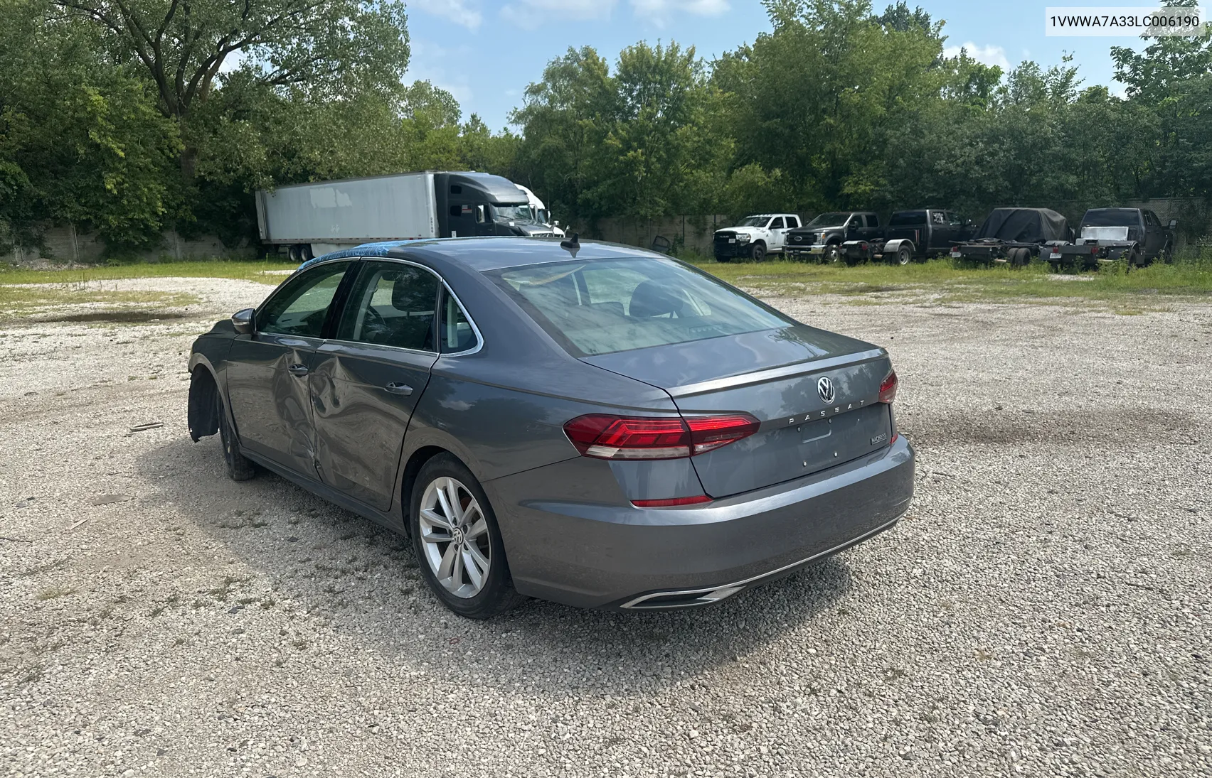 1VWWA7A33LC006190 2020 Volkswagen Passat Se