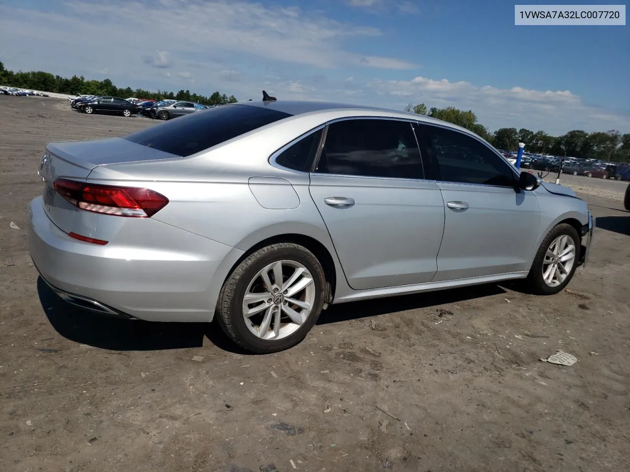 2020 Volkswagen Passat Se VIN: 1VWSA7A32LC007720 Lot: 67847314