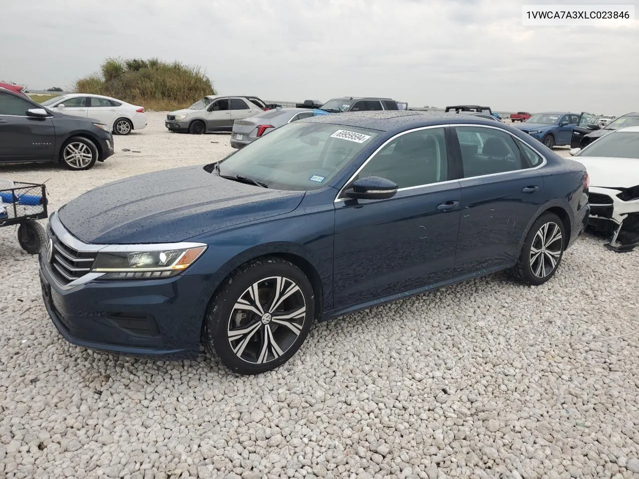 2020 Volkswagen Passat Sel VIN: 1VWCA7A3XLC023846 Lot: 69959594