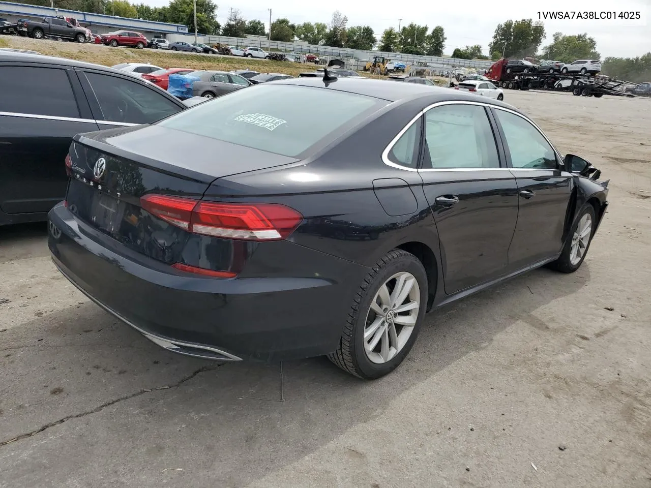 2020 Volkswagen Passat Se VIN: 1VWSA7A38LC014025 Lot: 69962234