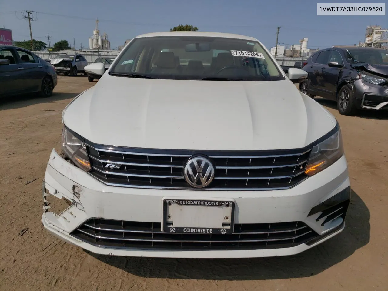 2020 Volkswagen Passat R-Line VIN: 1VWDT7A33HC079620 Lot: 71014204