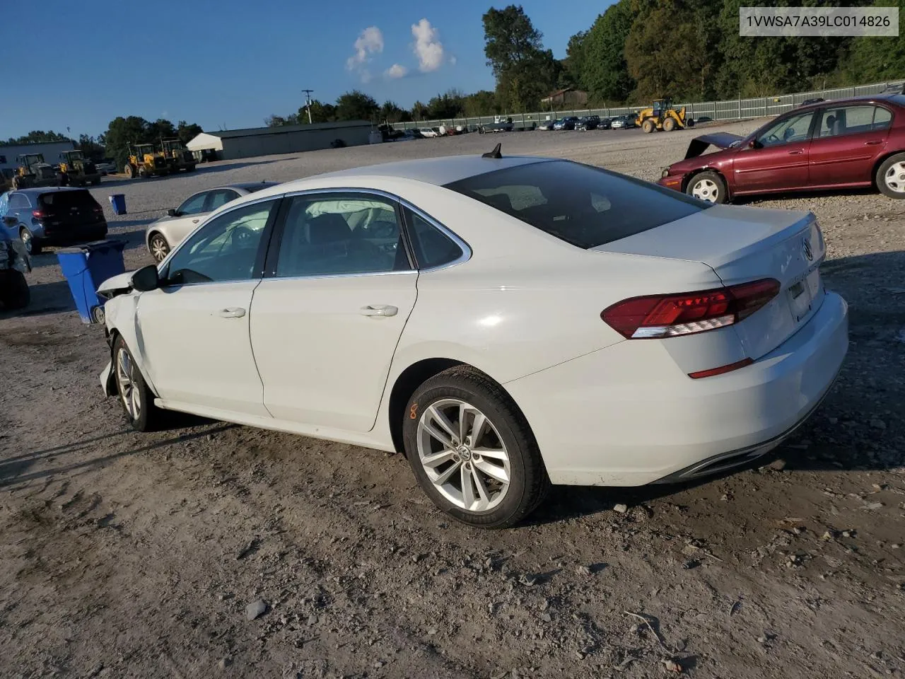 1VWSA7A39LC014826 2020 Volkswagen Passat Se