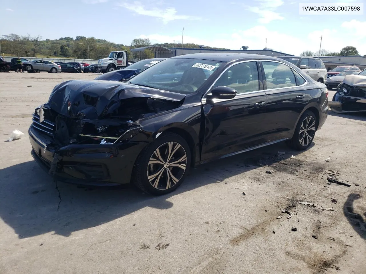 1VWCA7A33LC007598 2020 Volkswagen Passat Sel