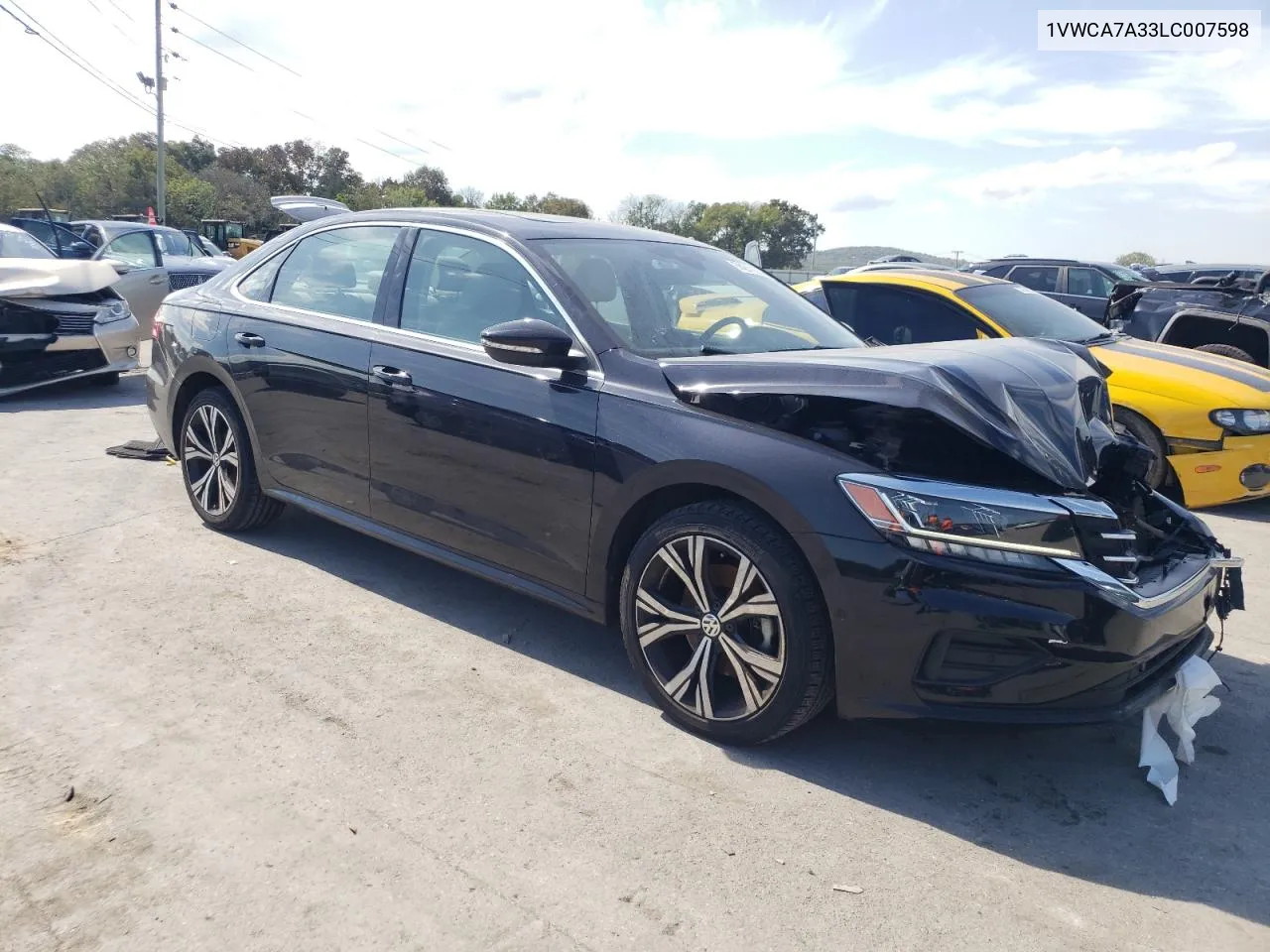 2020 Volkswagen Passat Sel VIN: 1VWCA7A33LC007598 Lot: 74211014