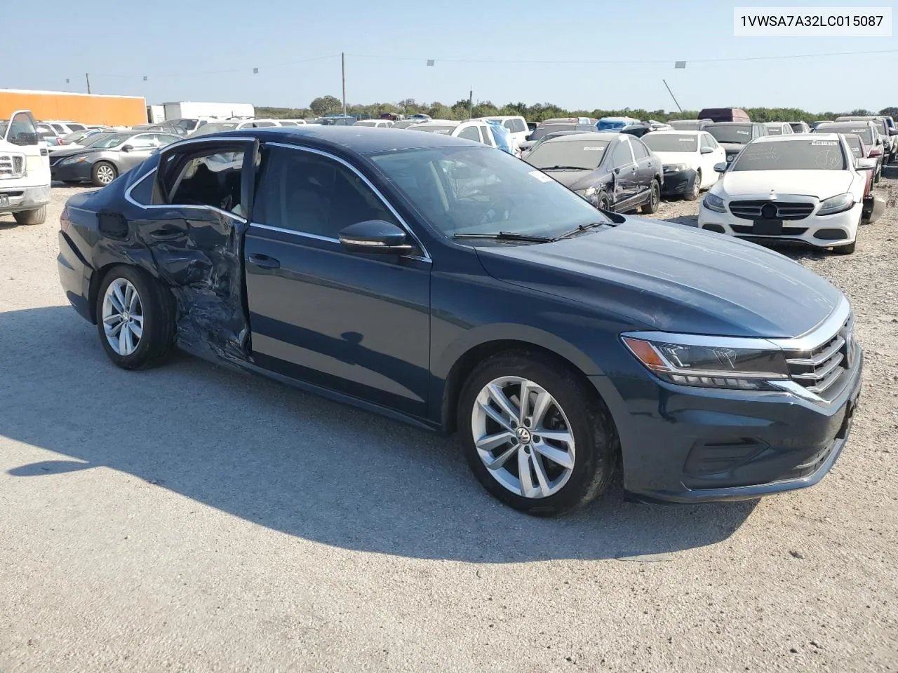 2020 Volkswagen Passat Se VIN: 1VWSA7A32LC015087 Lot: 75442234