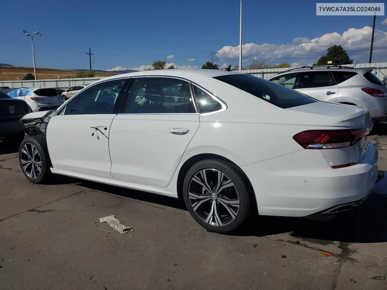 2020 Volkswagen Passat Sel VIN: 1VWCA7A35LC024046 Lot: 76019364