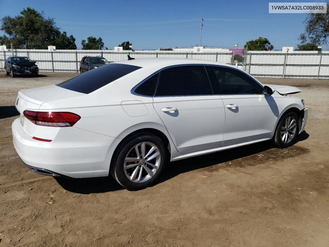 2020 Volkswagen Passat Se VIN: 1VWSA7A32LC008933 Lot: 76026964