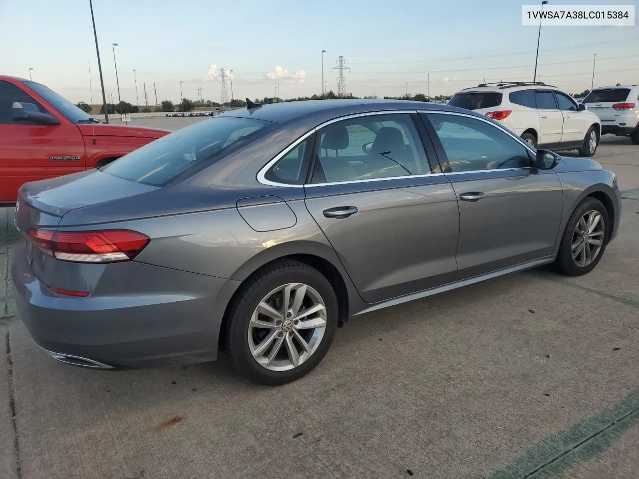 2020 Volkswagen Passat Se VIN: 1VWSA7A38LC015384 Lot: 76139194