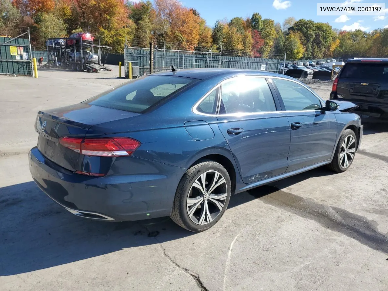 2020 Volkswagen Passat Sel VIN: 1VWCA7A39LC003197 Lot: 76331144