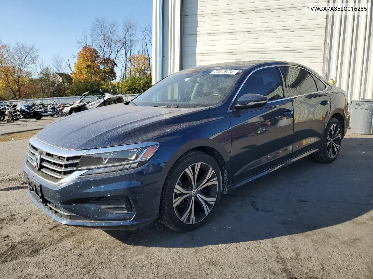 2020 Volkswagen Passat Sel VIN: 1VWCA7A35LC016285 Lot: 77315124