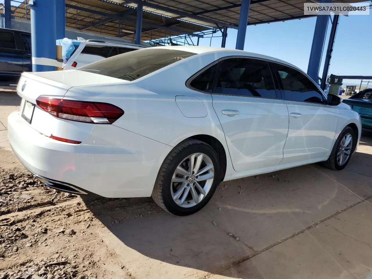 2020 Volkswagen Passat Se VIN: 1VWSA7A31LC020443 Lot: 77397444