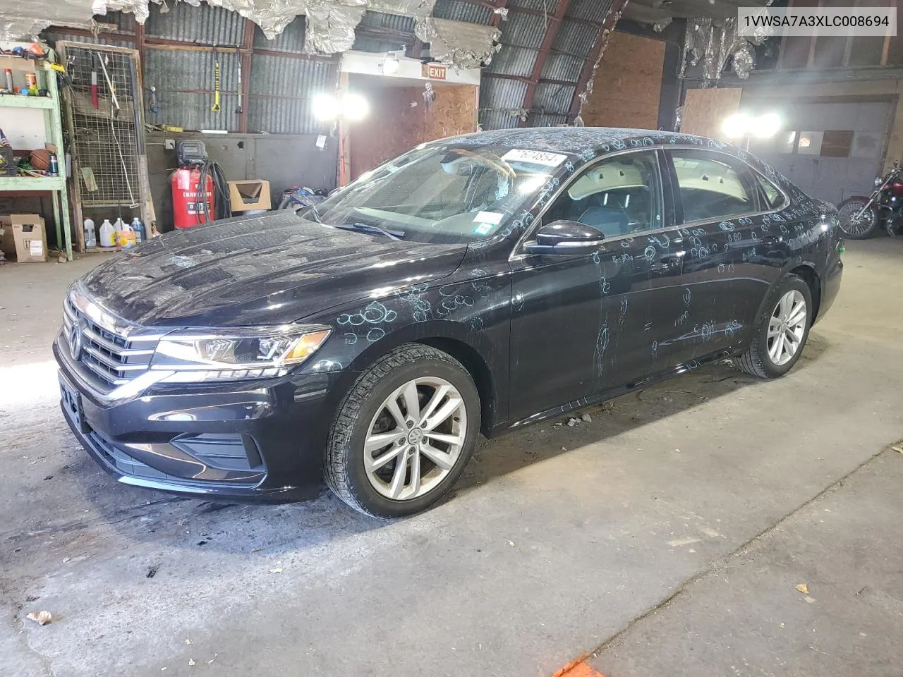 2020 Volkswagen Passat Se VIN: 1VWSA7A3XLC008694 Lot: 77674854