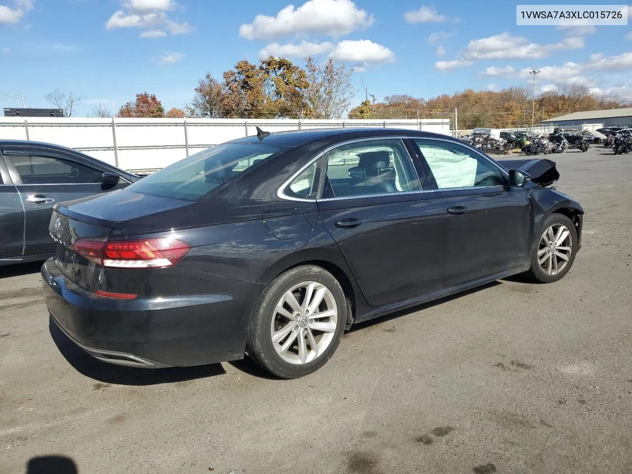 2020 Volkswagen Passat Se VIN: 1VWSA7A3XLC015726 Lot: 78462344