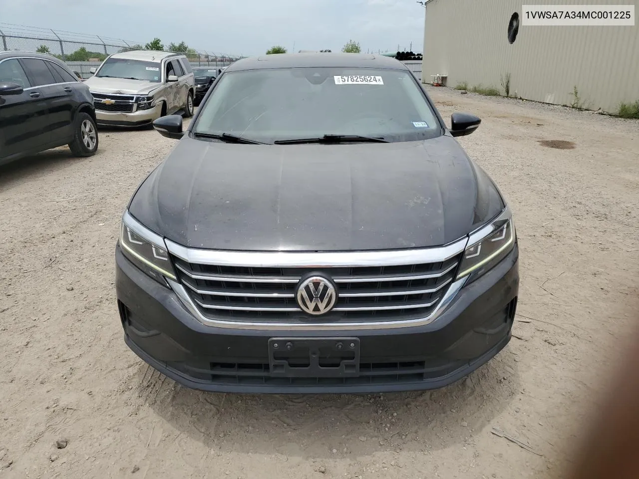 2021 Volkswagen Passat Se VIN: 1VWSA7A34MC001225 Lot: 57825624