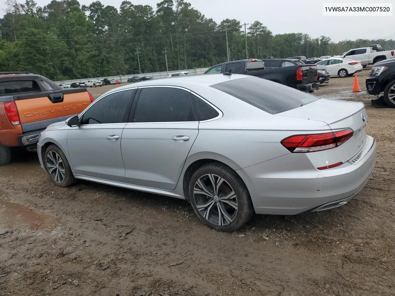 2021 Volkswagen Passat Se VIN: 1VWSA7A33MC007520 Lot: 64236264