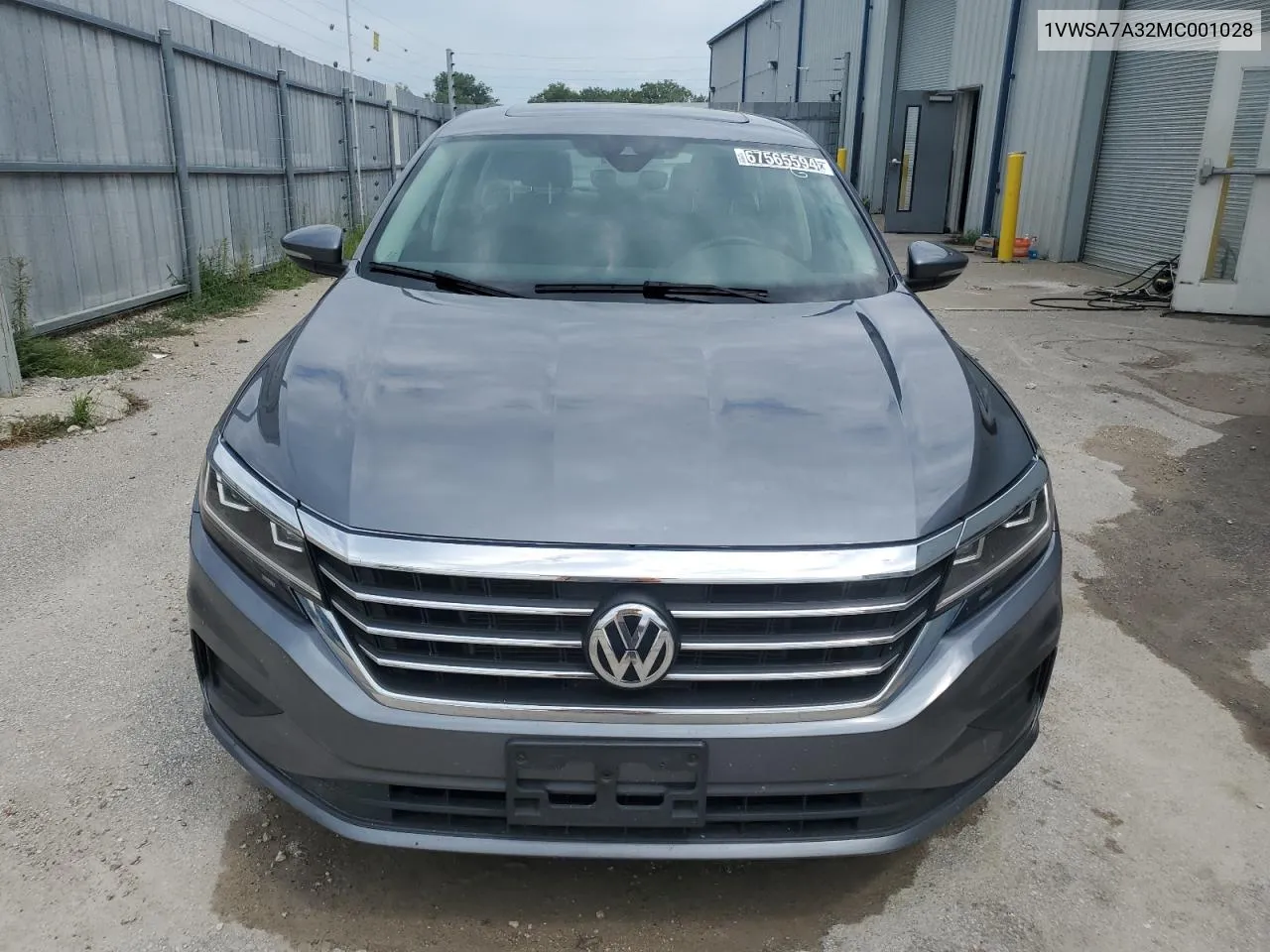 2021 Volkswagen Passat Se VIN: 1VWSA7A32MC001028 Lot: 67565594