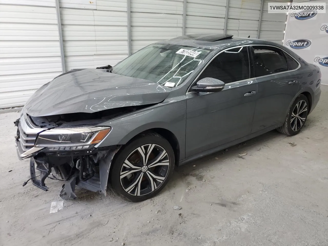 2021 Volkswagen Passat Se VIN: 1VWSA7A32MC009338 Lot: 67825944