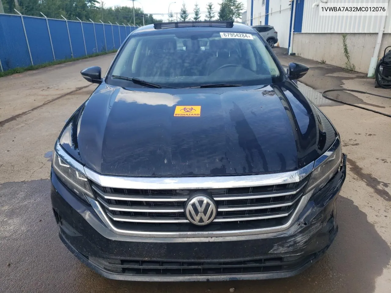 2021 Volkswagen Passat Highline VIN: 1VWBA7A32MC012076 Lot: 67954284