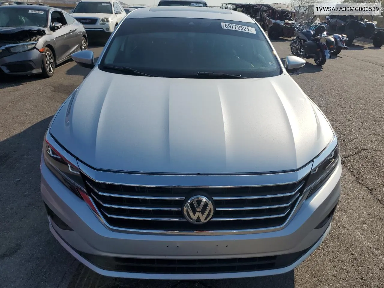 2021 Volkswagen Passat Se VIN: 1VWSA7A30MC000539 Lot: 69772524