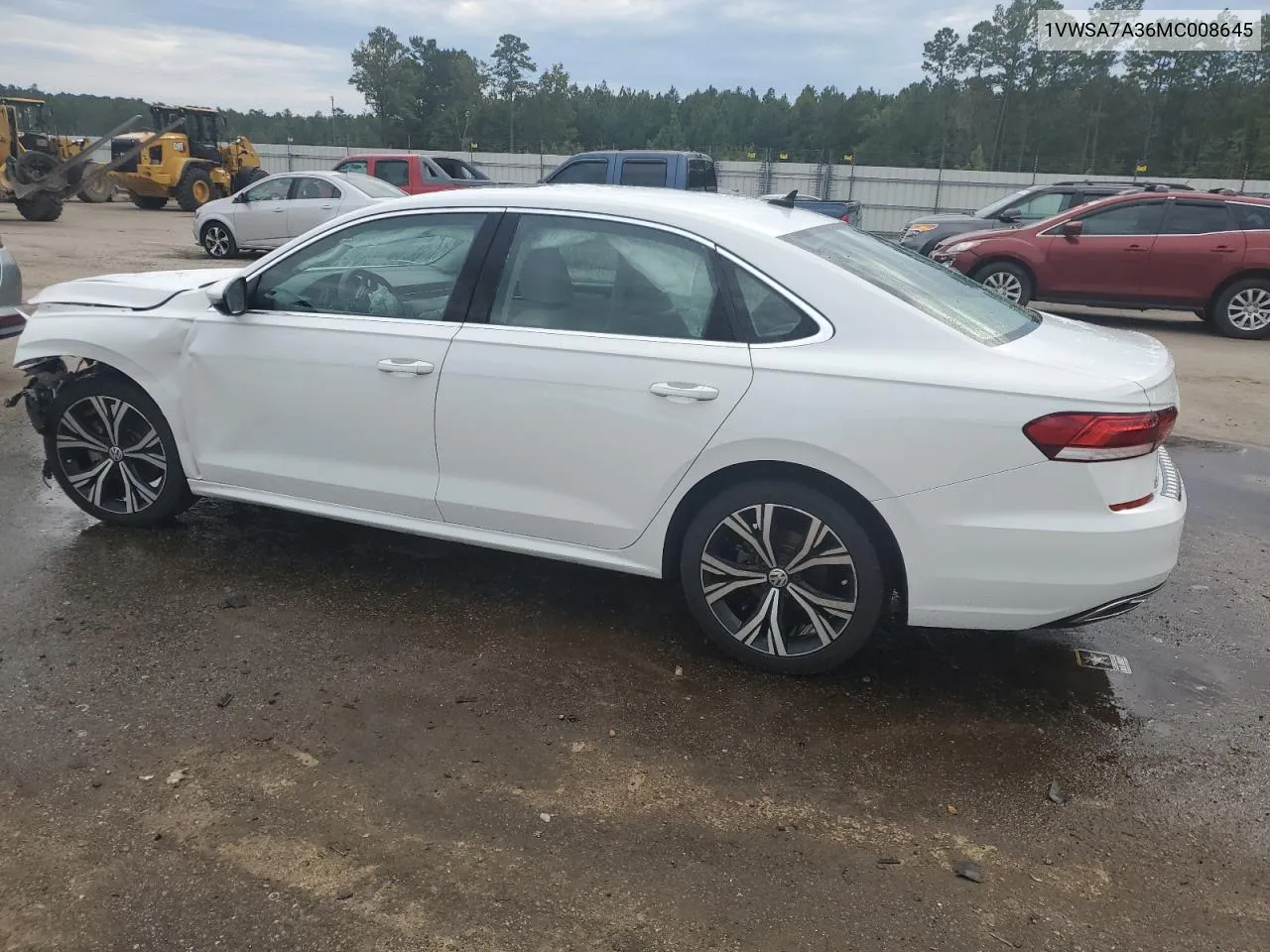 2021 Volkswagen Passat Se VIN: 1VWSA7A36MC008645 Lot: 73508604