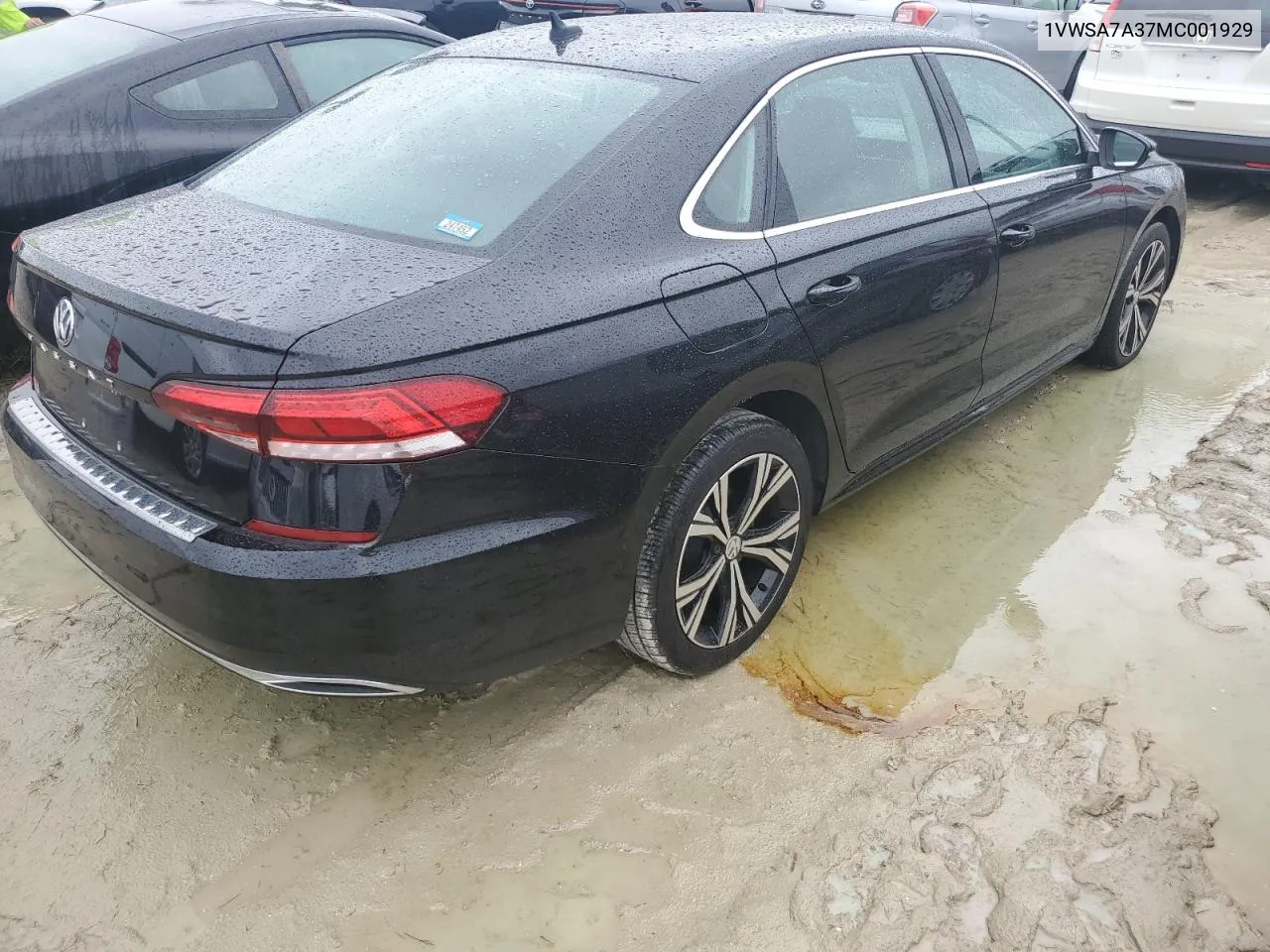 2021 Volkswagen Passat Se VIN: 1VWSA7A37MC001929 Lot: 74664354