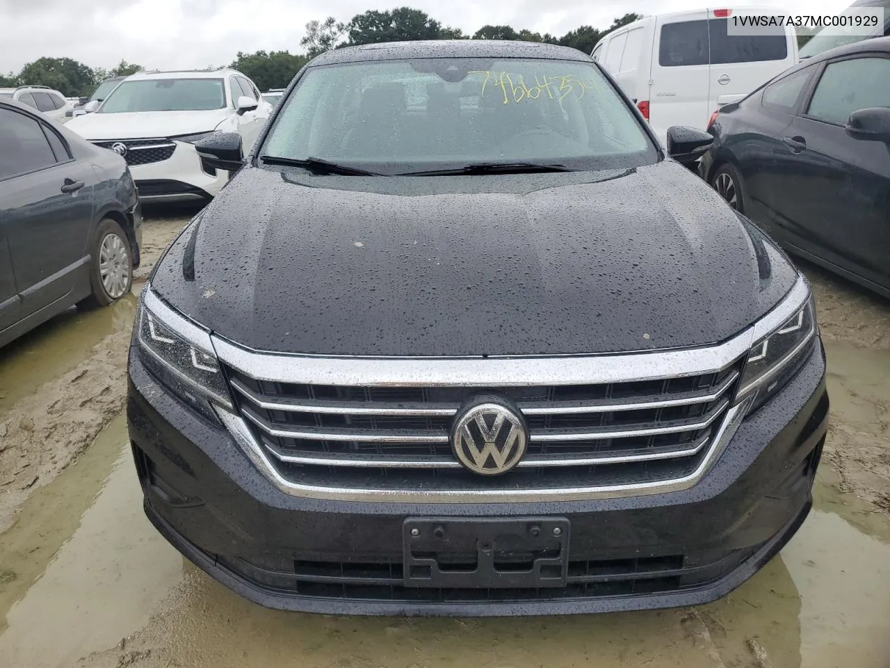 2021 Volkswagen Passat Se VIN: 1VWSA7A37MC001929 Lot: 74664354