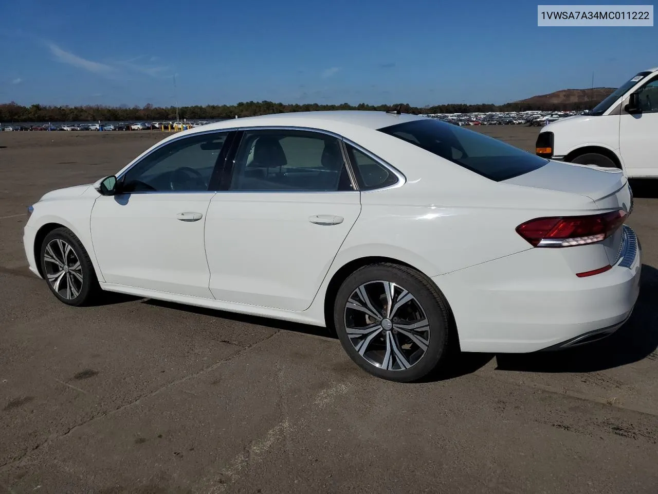 2021 Volkswagen Passat Se VIN: 1VWSA7A34MC011222 Lot: 79652534