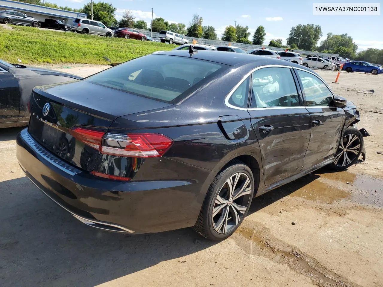 2022 Volkswagen Passat Se VIN: 1VWSA7A37NC001138 Lot: 64023074