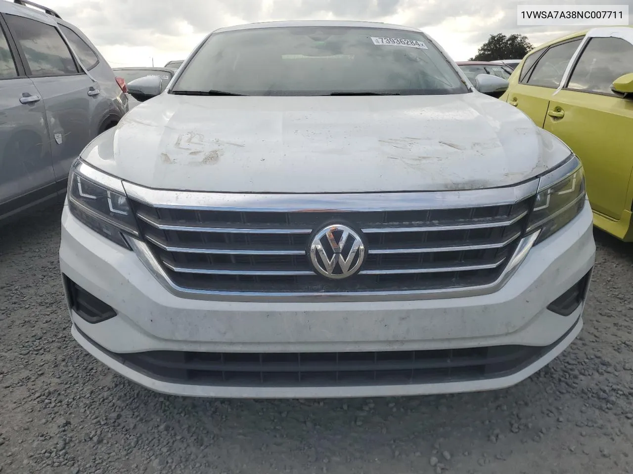 2022 Volkswagen Passat Se VIN: 1VWSA7A38NC007711 Lot: 73936284