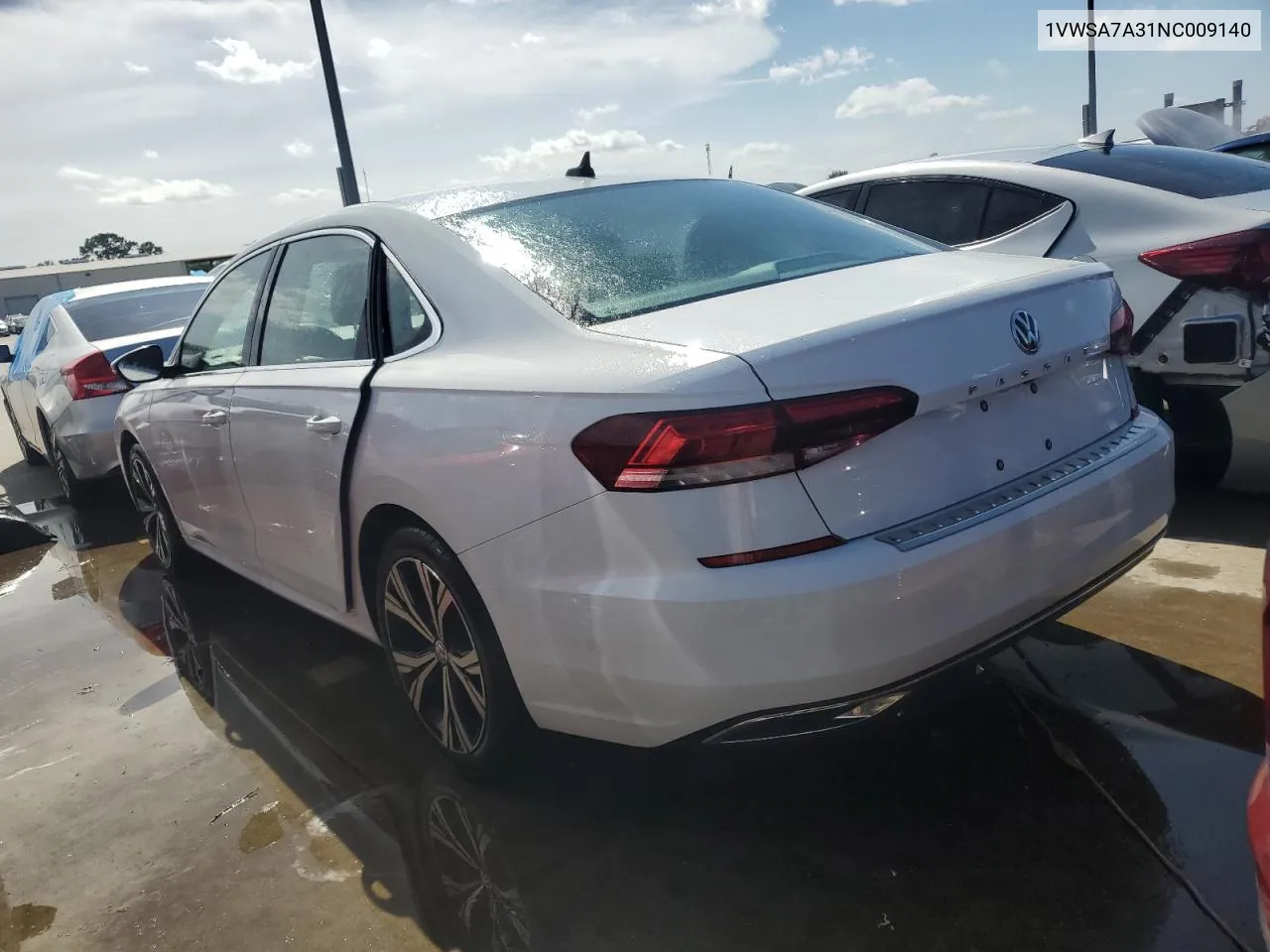 2022 Volkswagen Passat Se VIN: 1VWSA7A31NC009140 Lot: 75947354