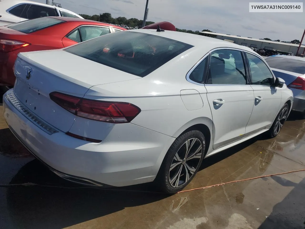 2022 Volkswagen Passat Se VIN: 1VWSA7A31NC009140 Lot: 75947354