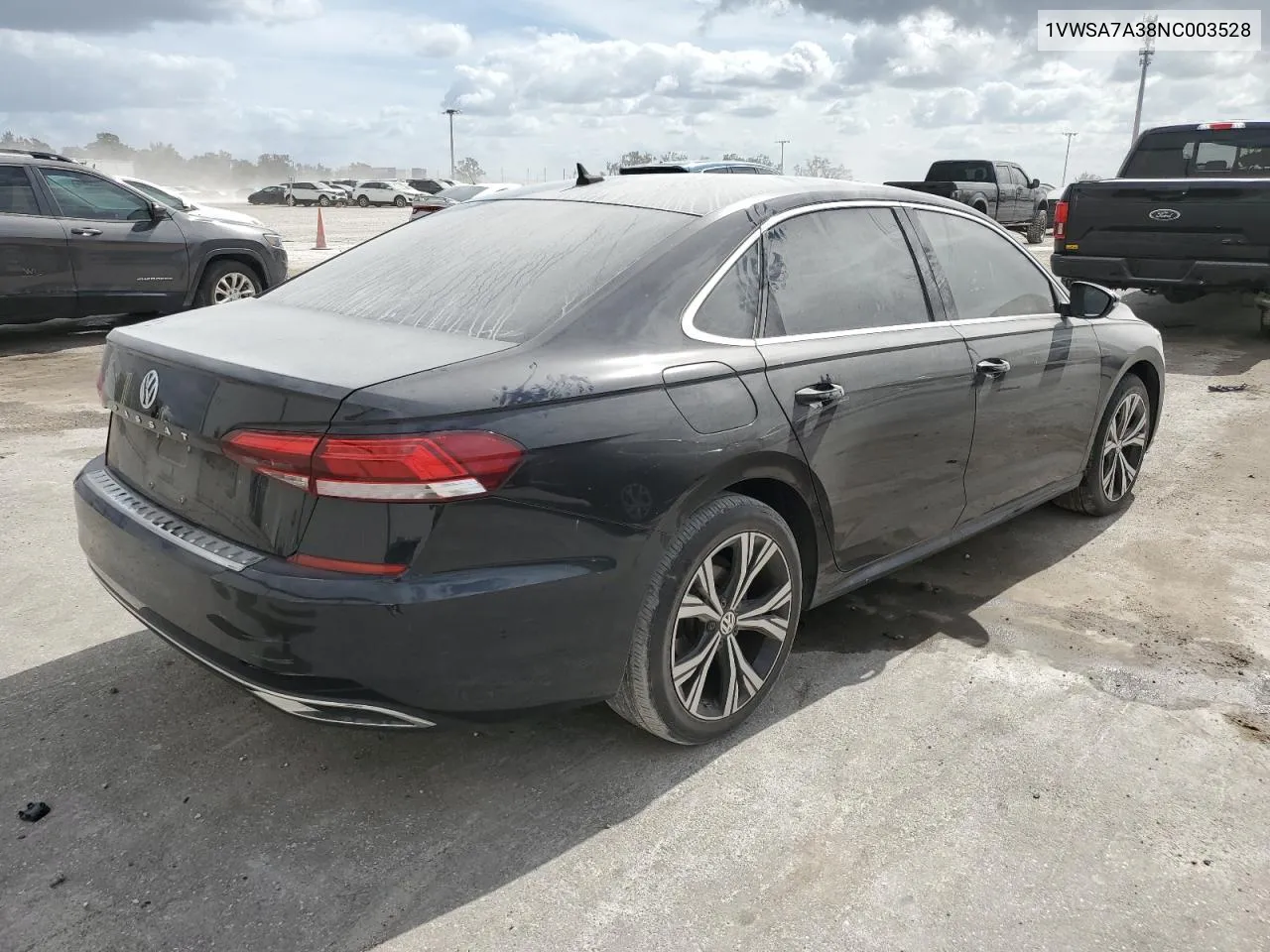 2022 Volkswagen Passat Se VIN: 1VWSA7A38NC003528 Lot: 76126694