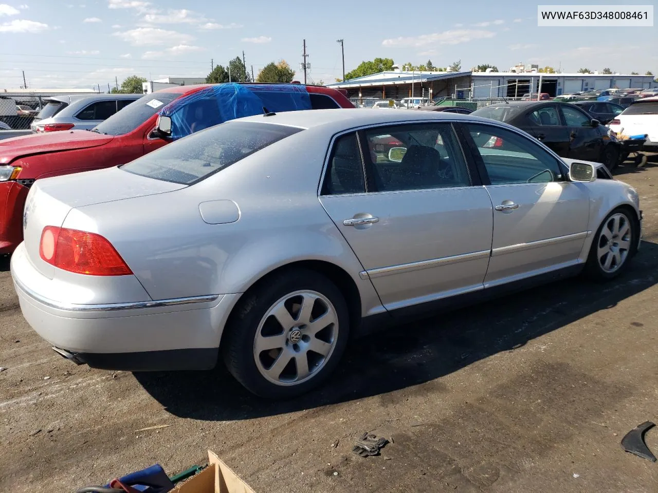 2004 Volkswagen Phaeton 4.2 VIN: WVWAF63D348008461 Lot: 75664804