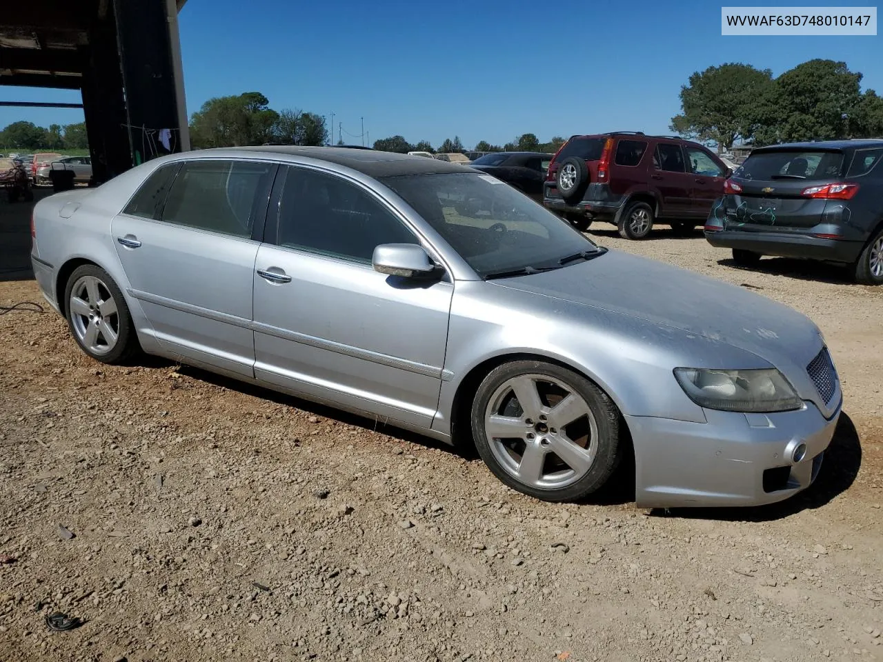 2004 Volkswagen Phaeton 4.2 VIN: WVWAF63D748010147 Lot: 75843654