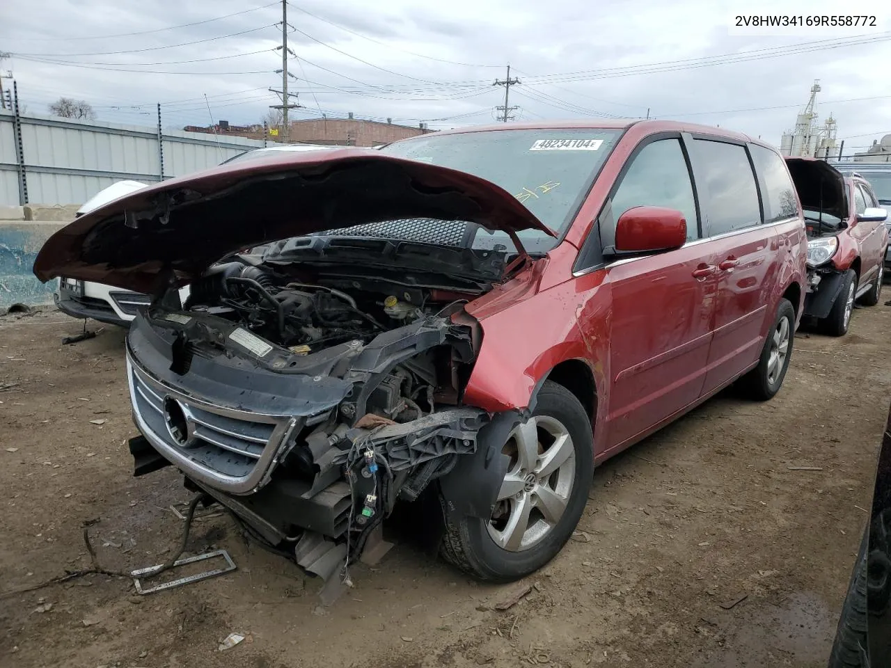 2009 Volkswagen Routan Se VIN: 2V8HW34169R558772 Lot: 48234104