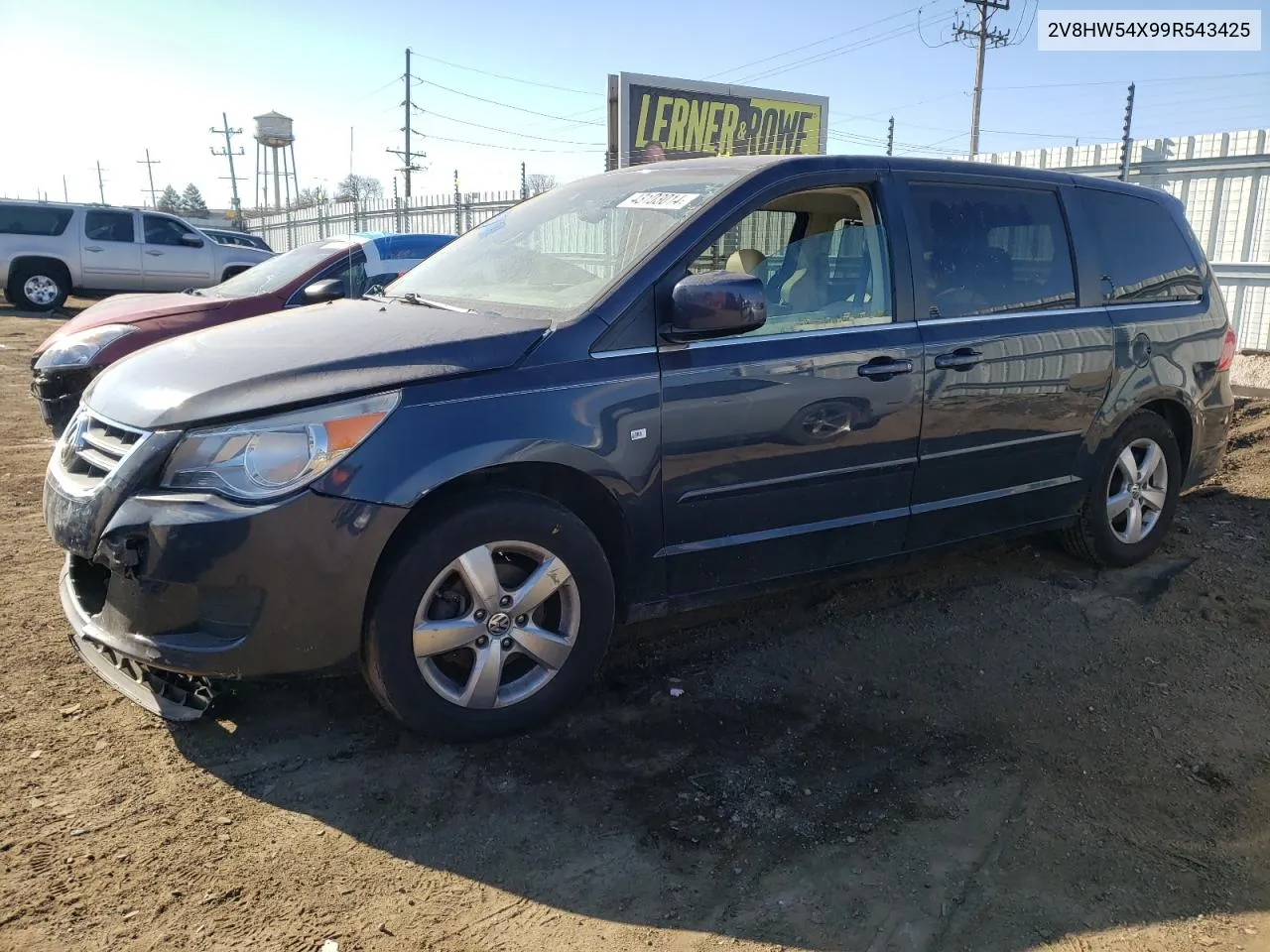 2009 Volkswagen Routan Sel VIN: 2V8HW54X99R543425 Lot: 55545454