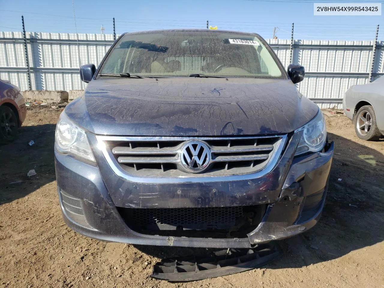 2009 Volkswagen Routan Sel VIN: 2V8HW54X99R543425 Lot: 55545454