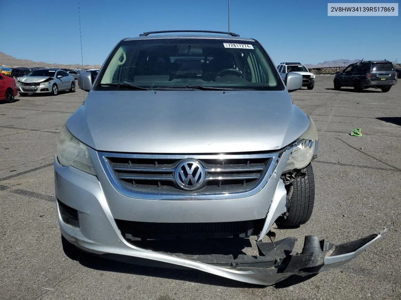 2009 Volkswagen Routan Se VIN: 2V8HW34139R517869 Lot: 72817274