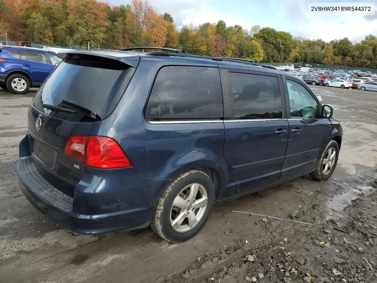 2009 Volkswagen Routan Se VIN: 2V8HW34189R544372 Lot: 76146764