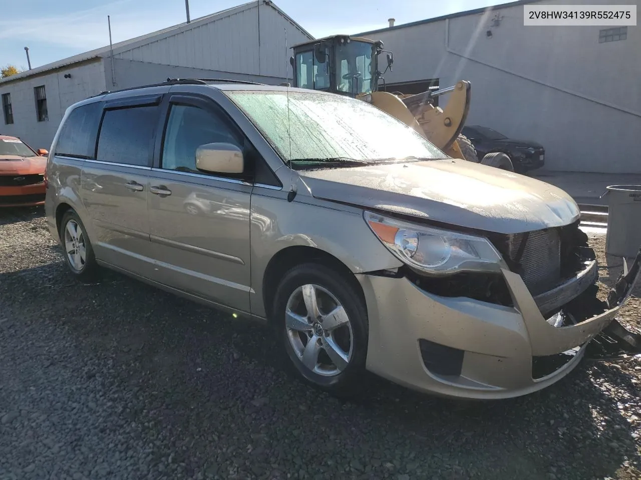 2009 Volkswagen Routan Se VIN: 2V8HW34139R552475 Lot: 77984744