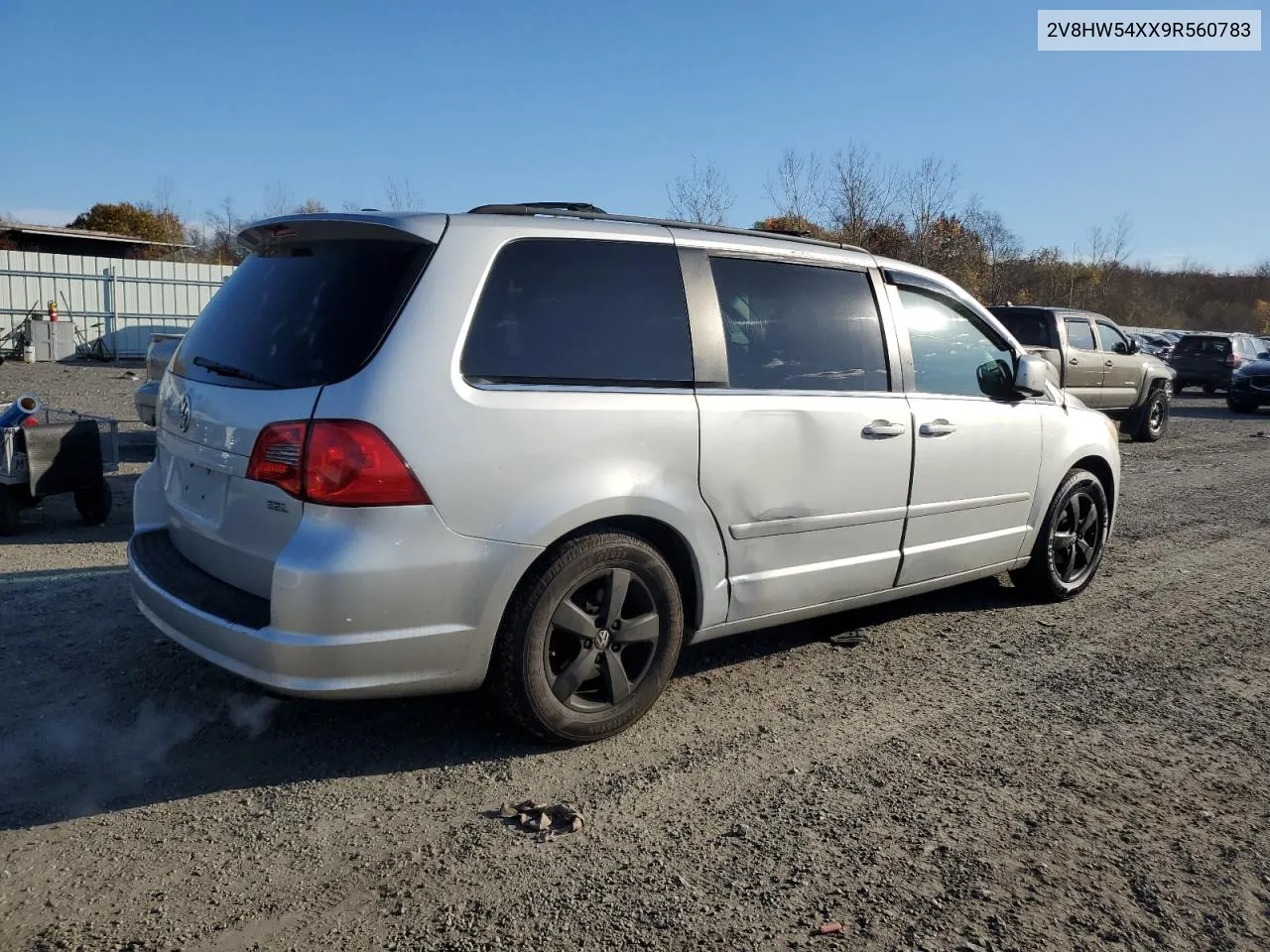 2009 Volkswagen Routan Sel VIN: 2V8HW54XX9R560783 Lot: 79177334