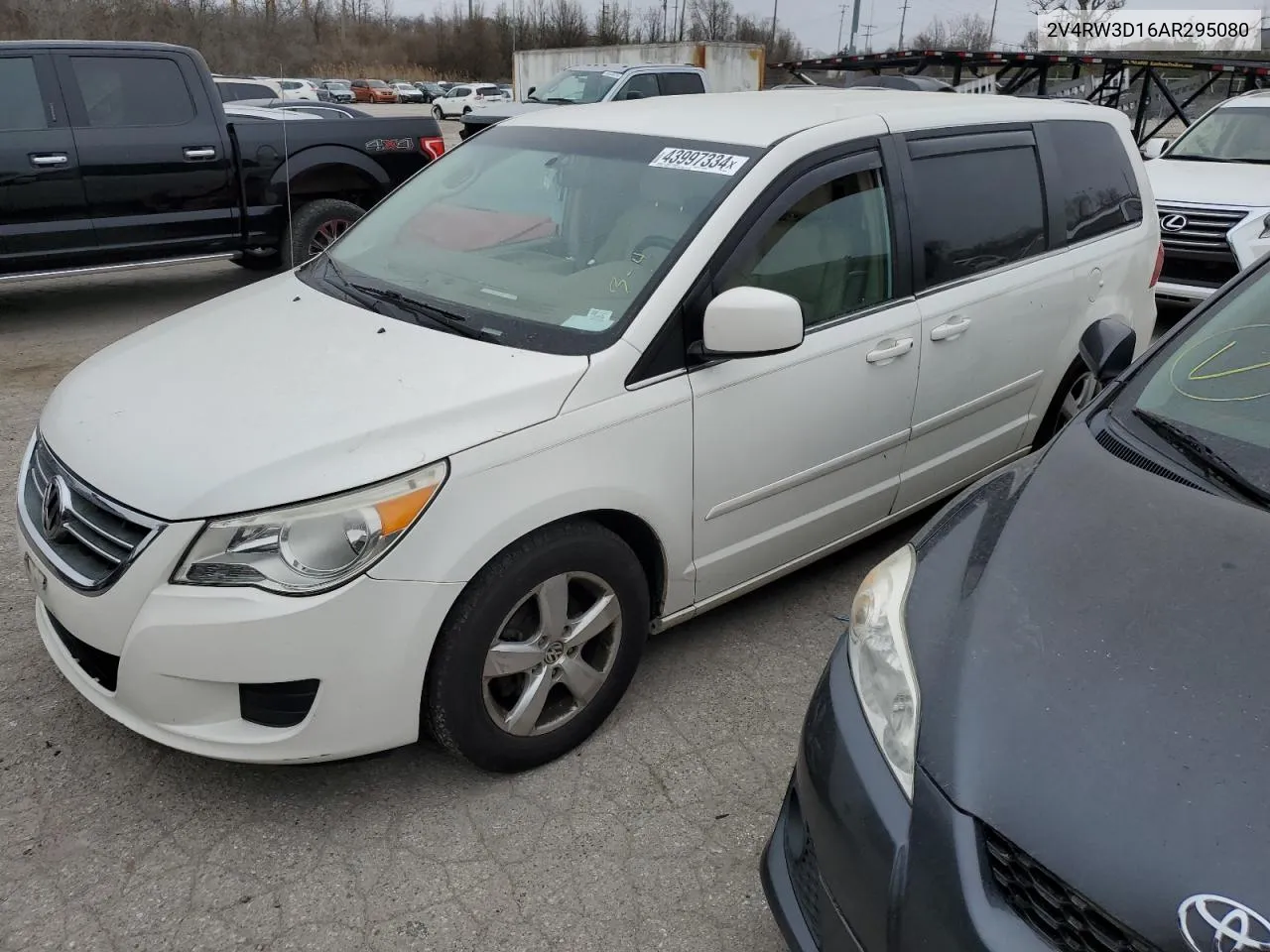 2010 Volkswagen Routan Se VIN: 2V4RW3D16AR295080 Lot: 43997334