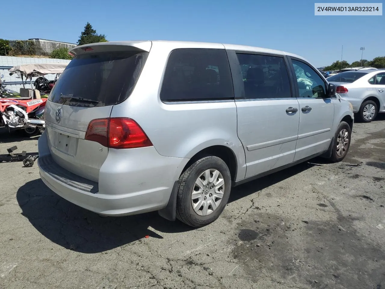 2010 Volkswagen Routan S VIN: 2V4RW4D13AR323214 Lot: 63487394