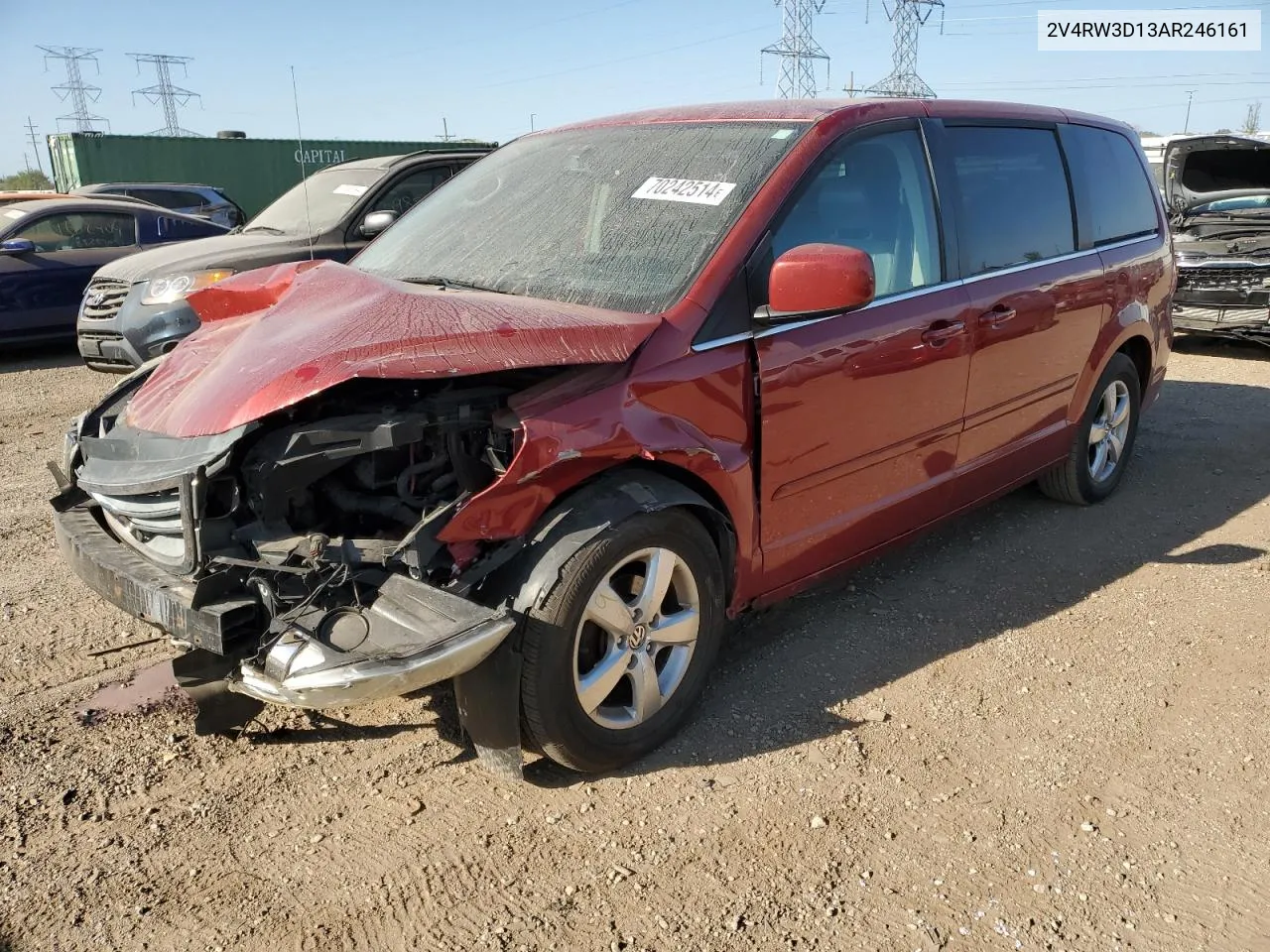 2010 Volkswagen Routan Se VIN: 2V4RW3D13AR246161 Lot: 70242514