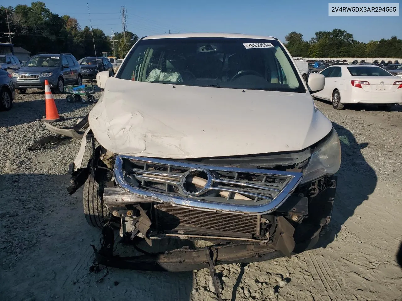 2010 Volkswagen Routan Sel VIN: 2V4RW5DX3AR294565 Lot: 70659554