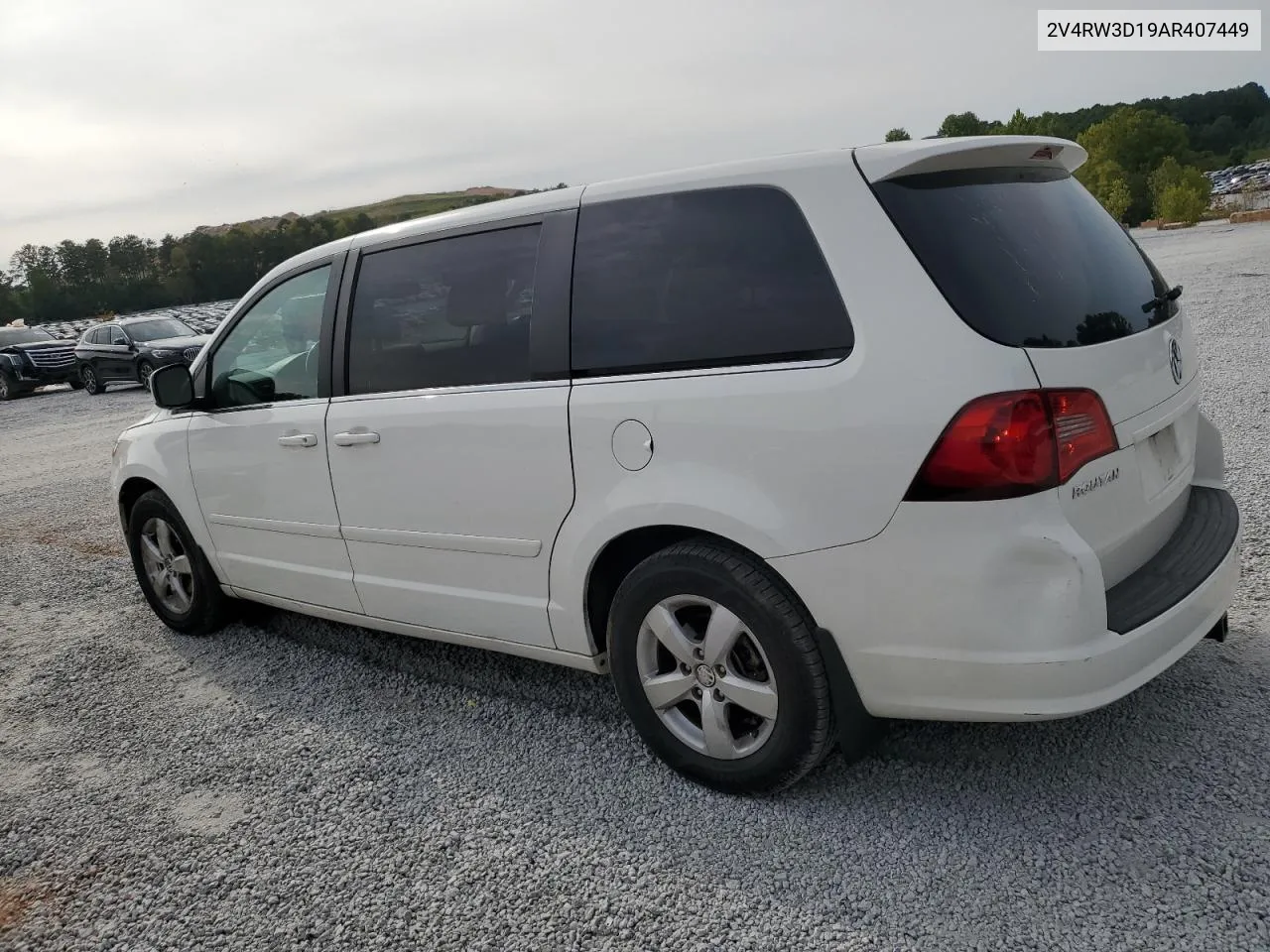 2010 Volkswagen Routan Se VIN: 2V4RW3D19AR407449 Lot: 70820694