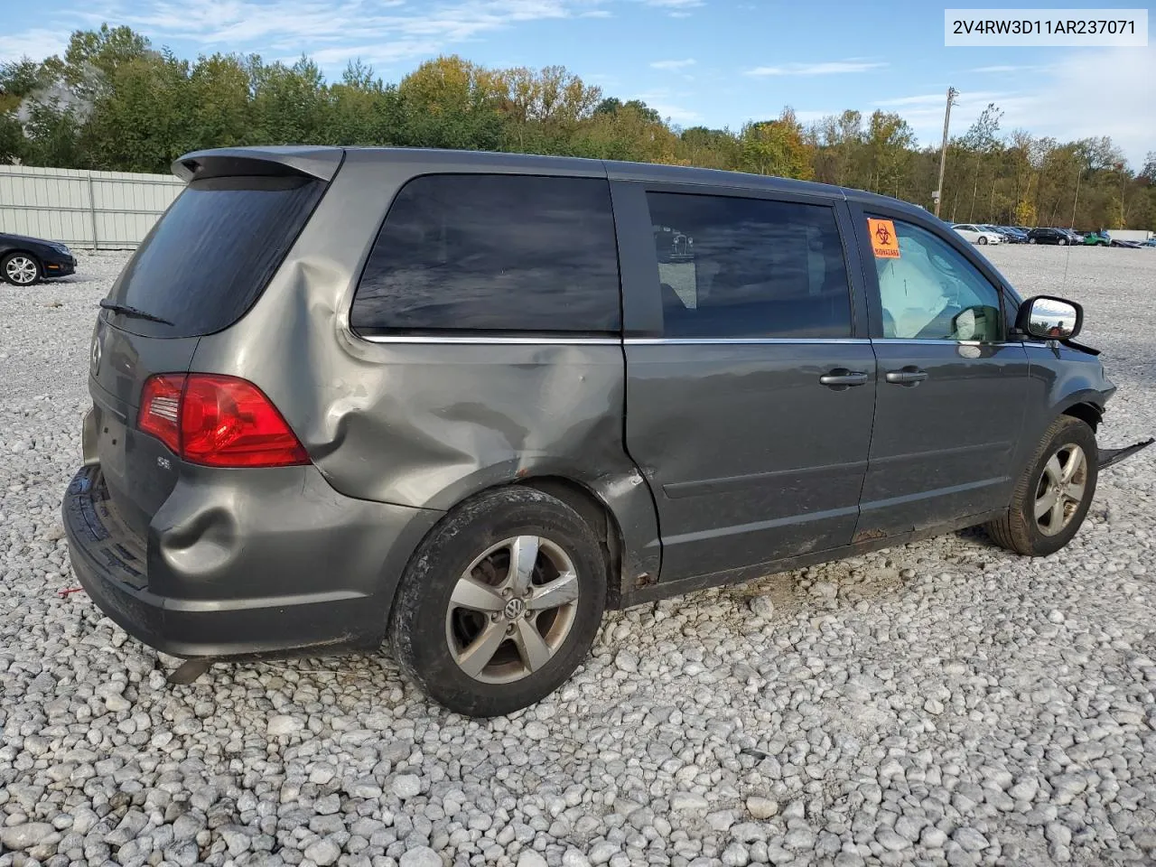 2010 Volkswagen Routan Se VIN: 2V4RW3D11AR237071 Lot: 74718094