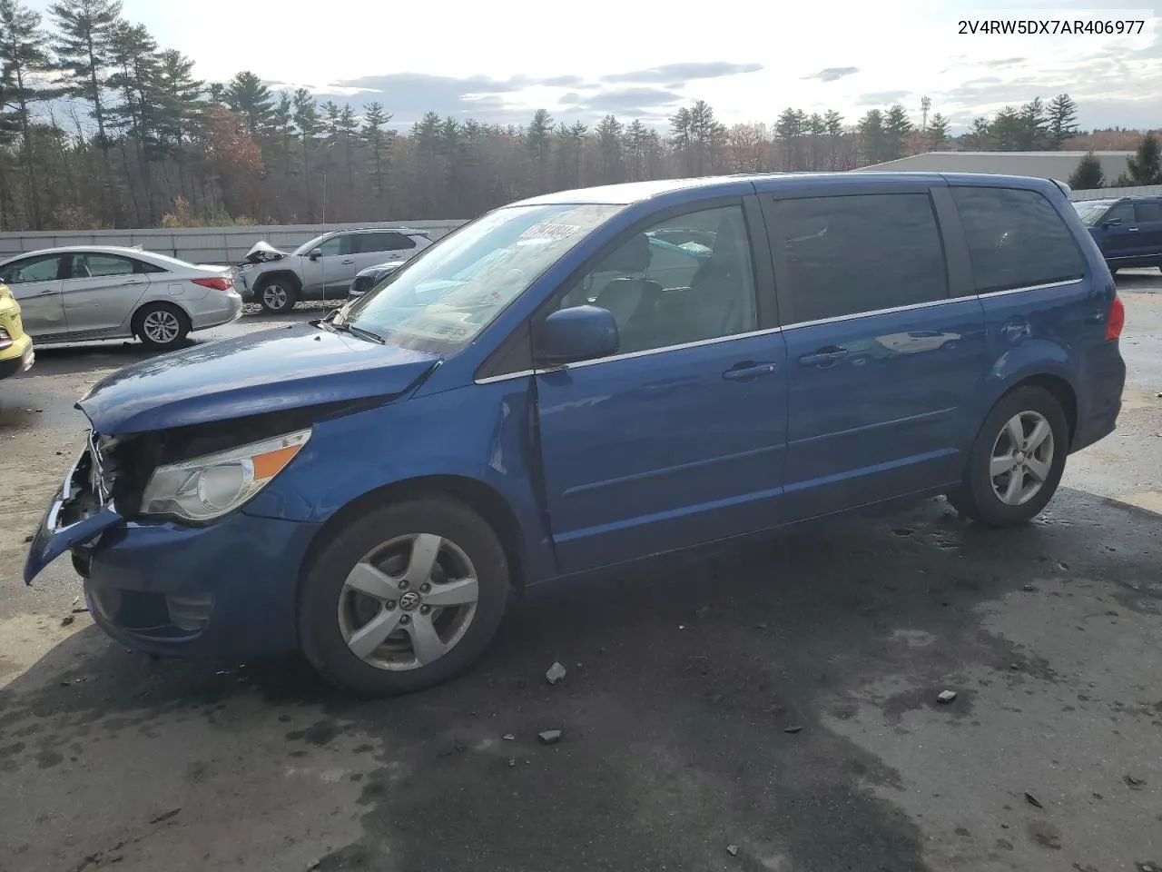 2010 Volkswagen Routan Sel VIN: 2V4RW5DX7AR406977 Lot: 79414844